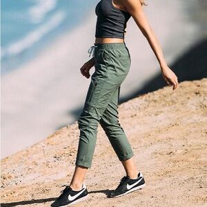 Vuori Olive Green Track Joggers
